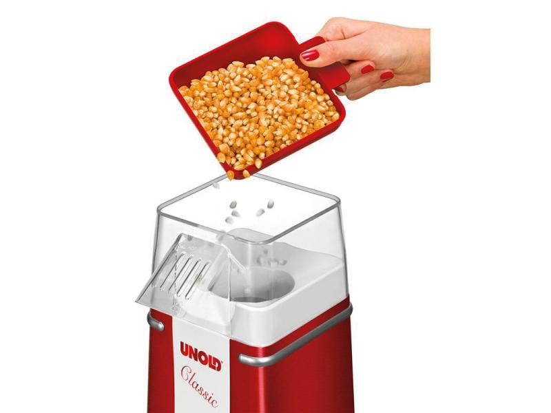 Unold Popcorn Maschine Classic Rot/Weiss Popcorn-Maschine