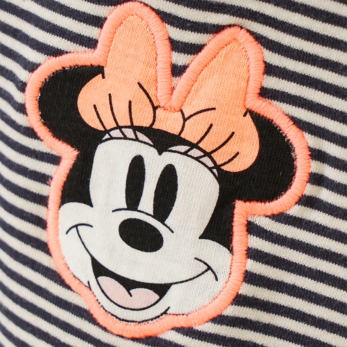 Topomini Minnie Maus Leggings mit Streifen dunkelgrau / weiss