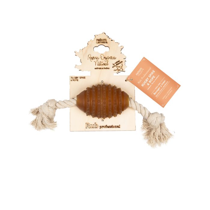 Brinquedo para cães de porte médio Retorn Rub Rugby Spike & Rope