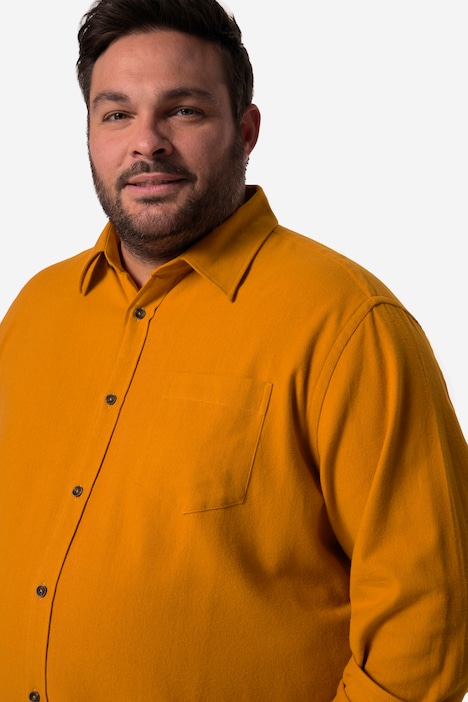 Men+ Flanellhemd, Langarm, Kentkragen, Comfort Fit, bis 8 XL