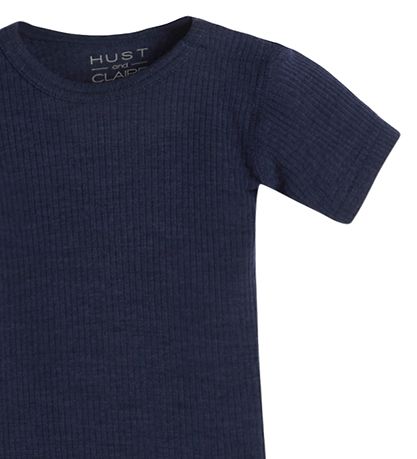 Hust and Claire Body k/ä - Wette - Rib - Wolle - Navy