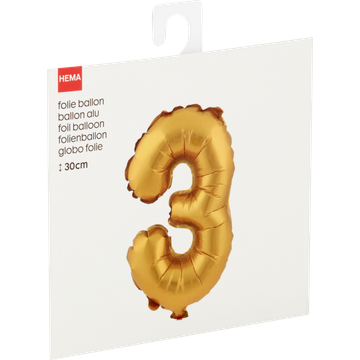HEMA Folie Ballon 3 30cm