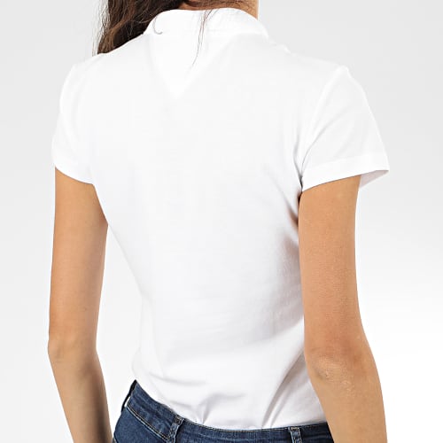 Polo Manches Courtes Slim Femme New Chiara 6661 Blanc