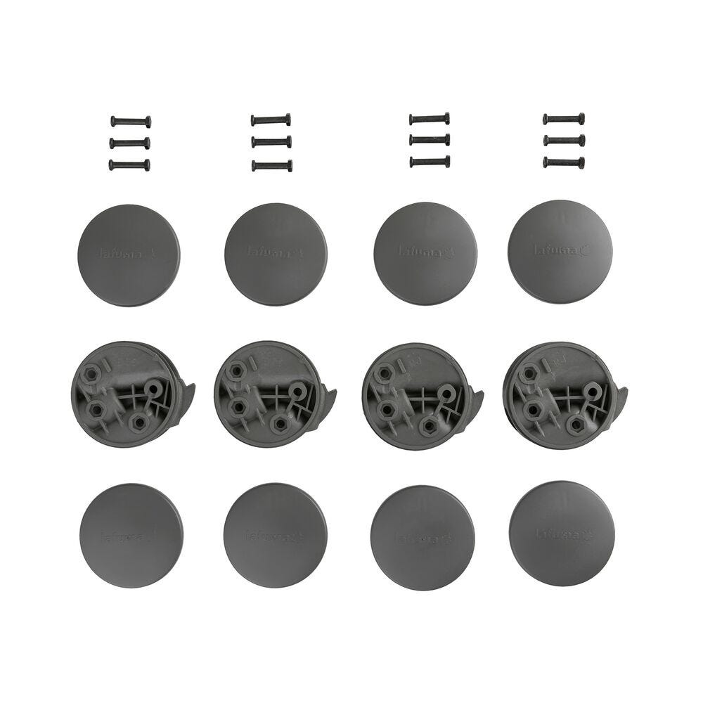 Sonnenliegen Gelenke (x4) Siesta/Sunside Polymer Grau Anthracite