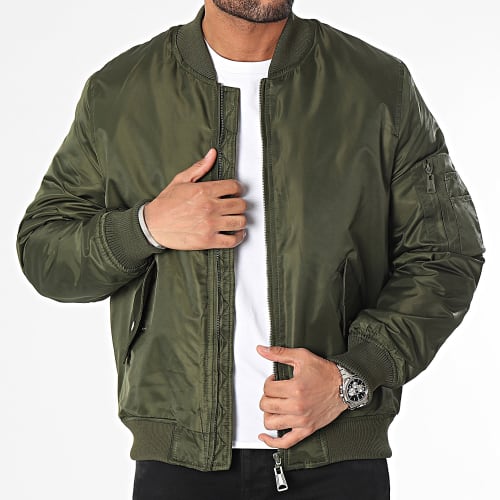 Veste Bomber Vert Kaki