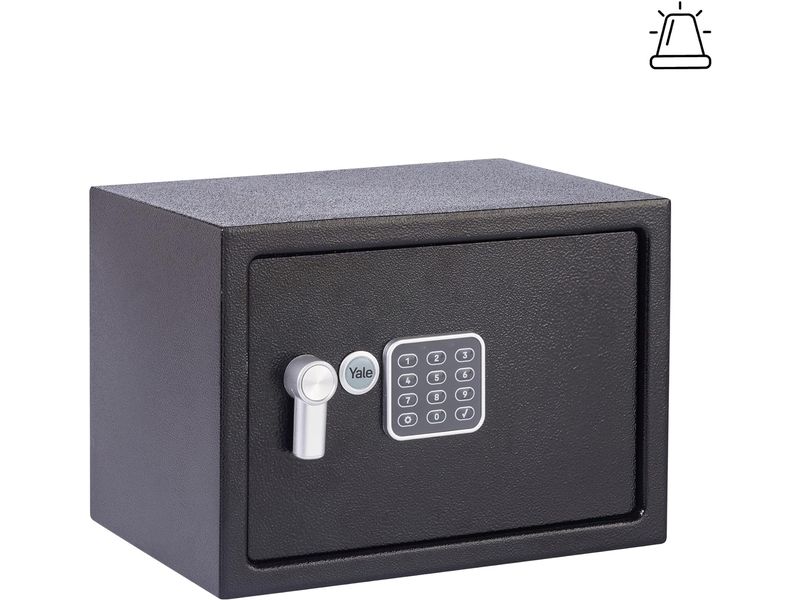 Yale Möbeltresor Value Safe M, 16.3 l Möbeltresor mit Alarm und Tastenfeld