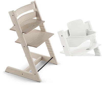 Stokke Tripp Trapp Matstol inkl Babysett, Whitewash