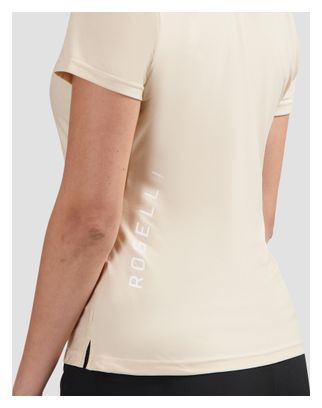 Maillot Manches Courtes De Running Rogelli Essential Rose Femme