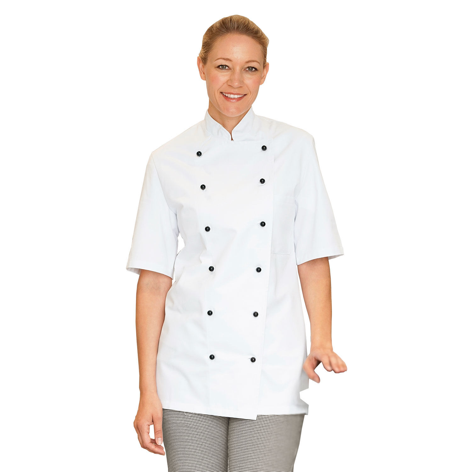 Kurzarm Kochbluse