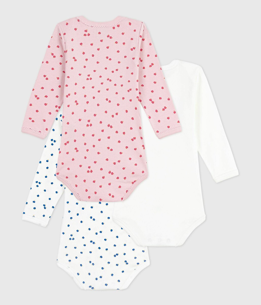 PETIT BATEAU<br>Conjunto de 3 bodies de manga comprida