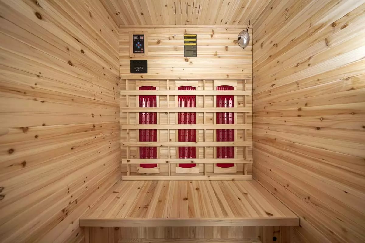 PureHaven Infrarotkabine aus kanadischem Hemlock-Holz - versch. Ausführungen