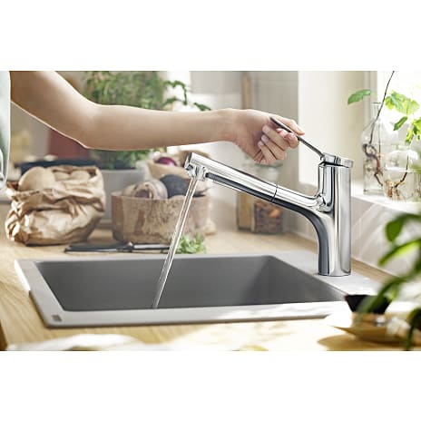 Hansgrohe Zesis M33 køkkenarmatur med udtræk 150 2Jet - krom