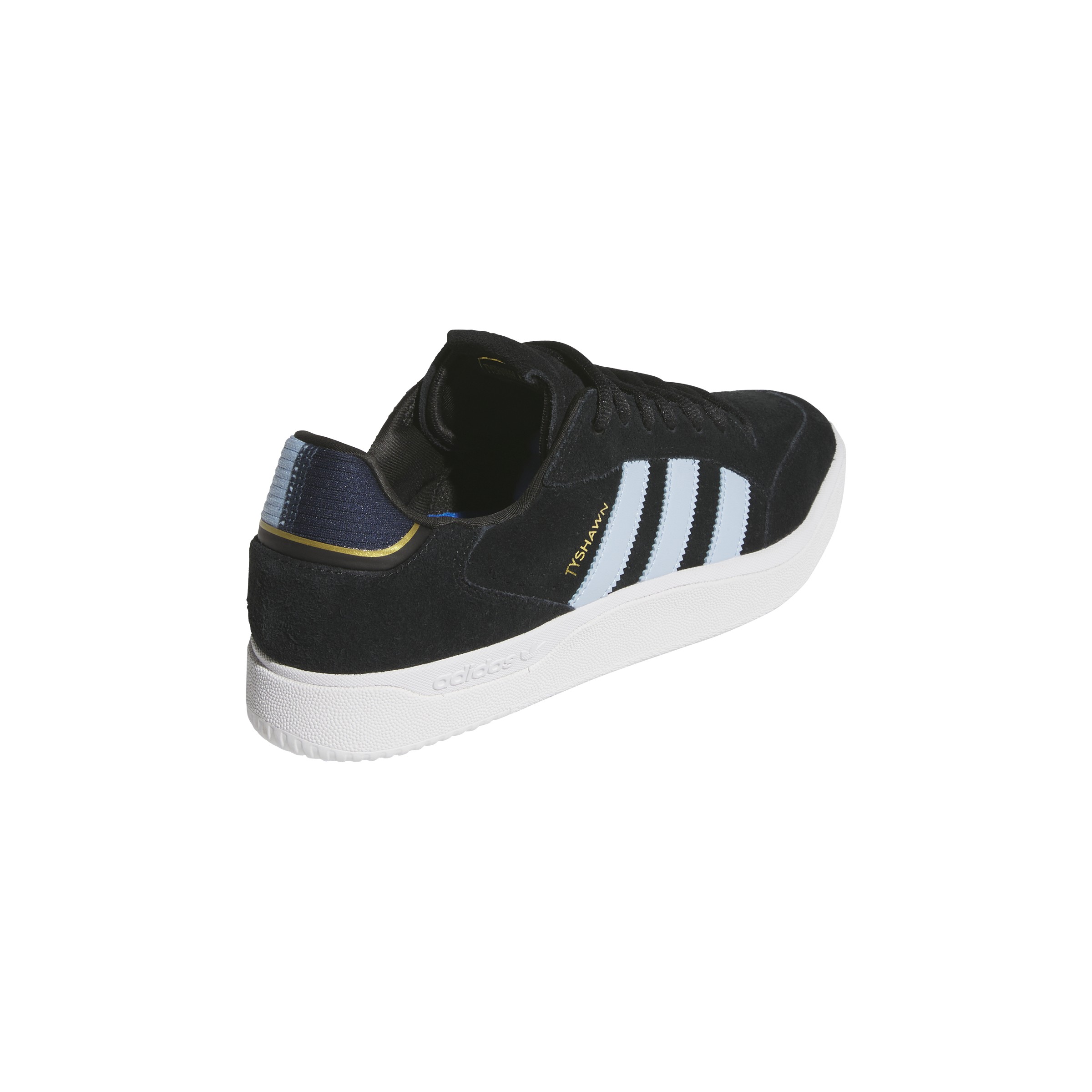 Adidas Skateboarding Tyshawn Low Core Black Clear Sky Collegiale Navy 4 US / 36 EU