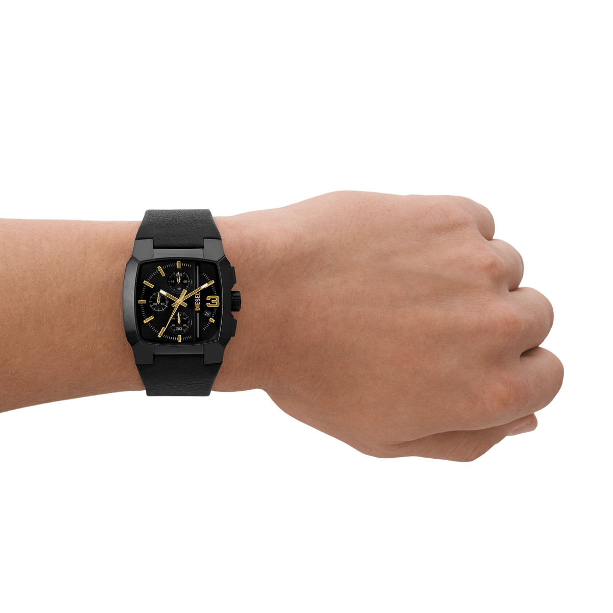 Montre DIESEL cliffhanger homme bracelet cuir noir