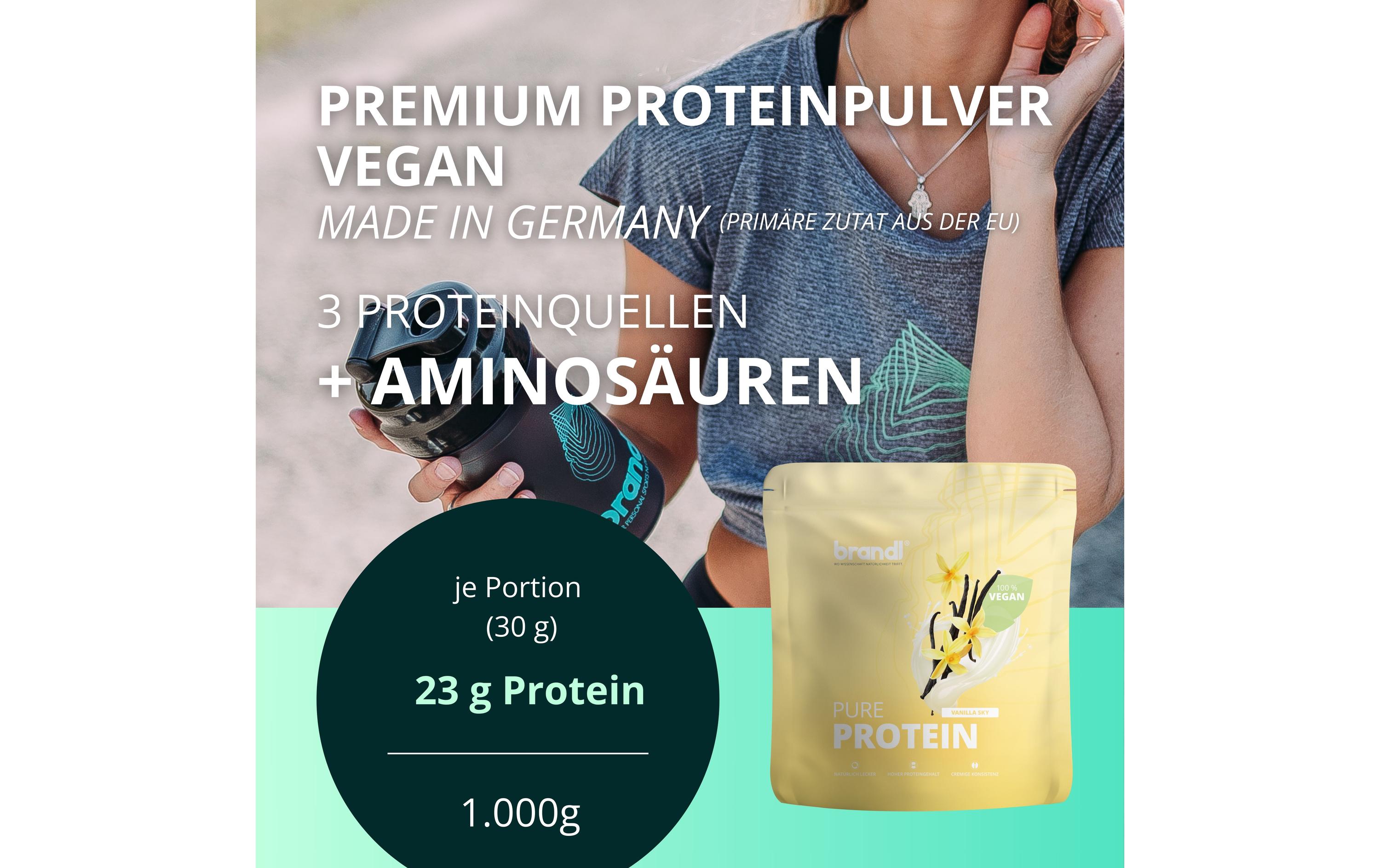 Pulver Pure Protein 2.0 Vegan Vanille 1000 gProteinpulver