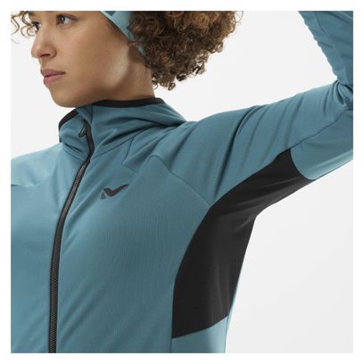 Polaire Femme Millet Seneca Hybrid Hoodie Bleu