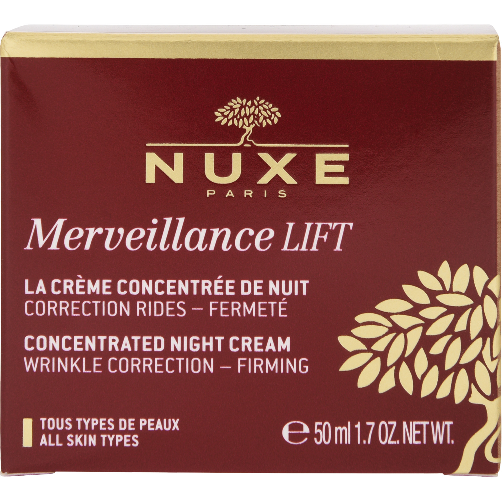 Nuxe Merveillance Lift Night Cream - Nachtpflege 50 ml