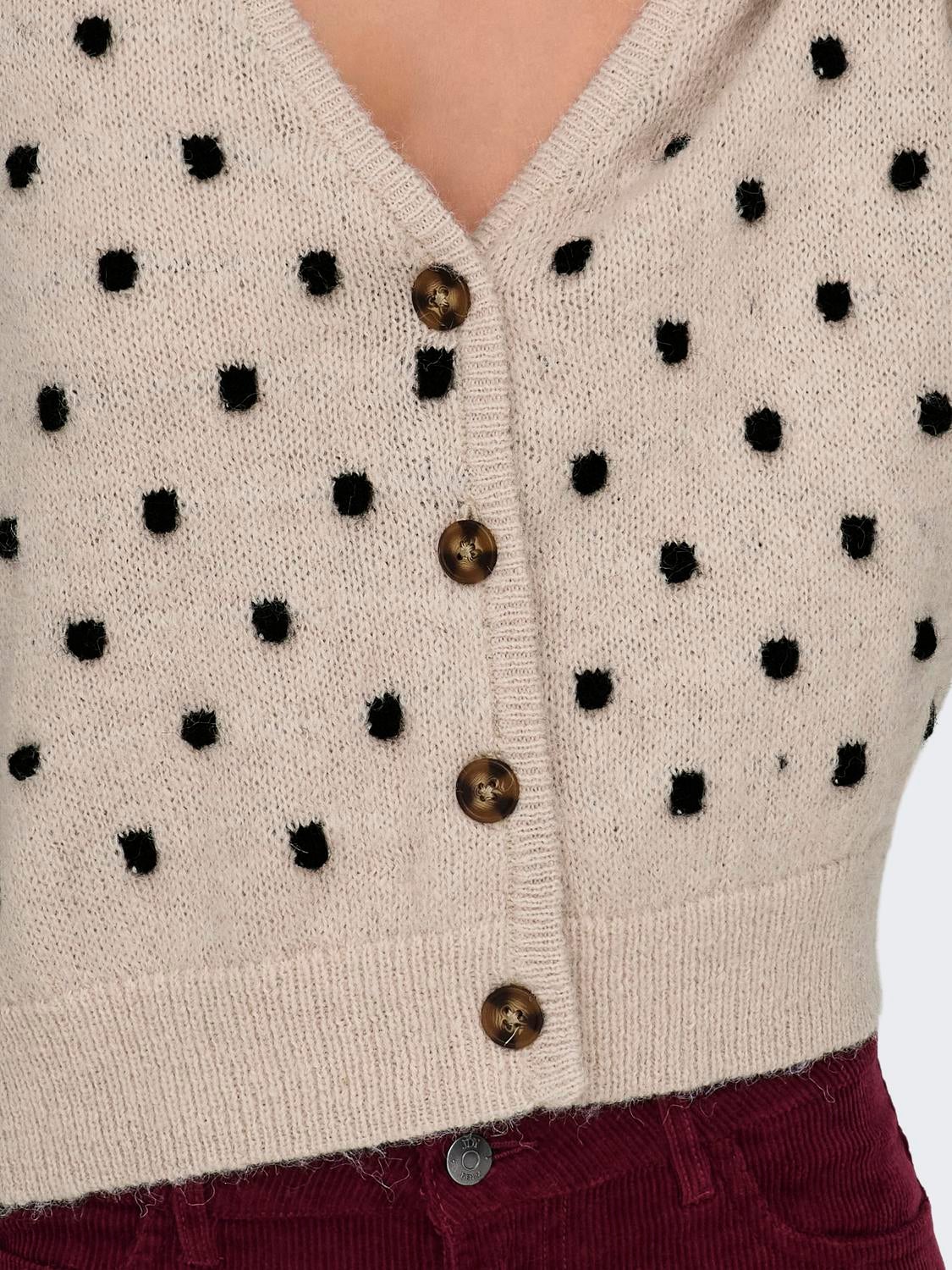 JDYSIGRID Strickjacke Cement