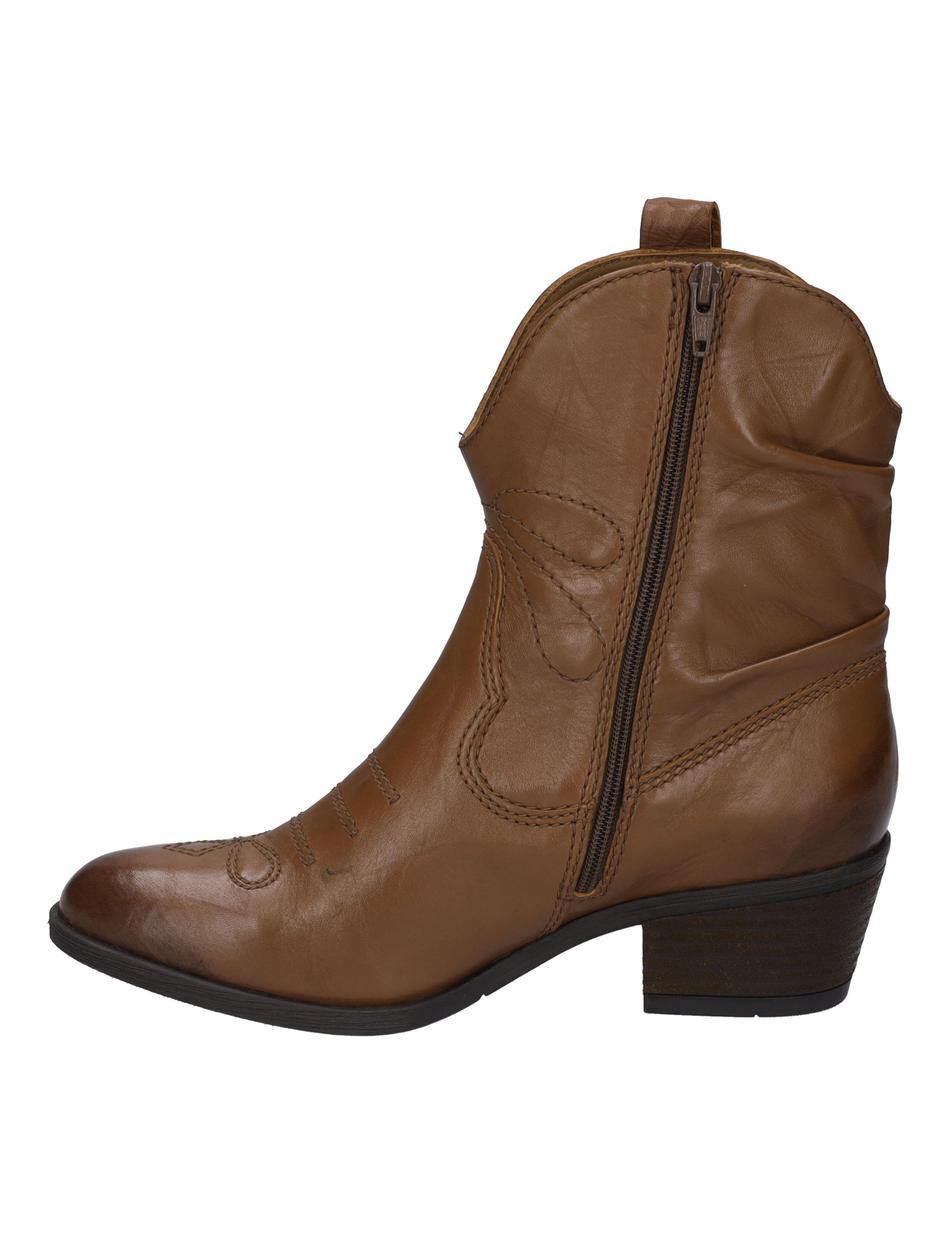 Stiefel Daphne 49, cognac