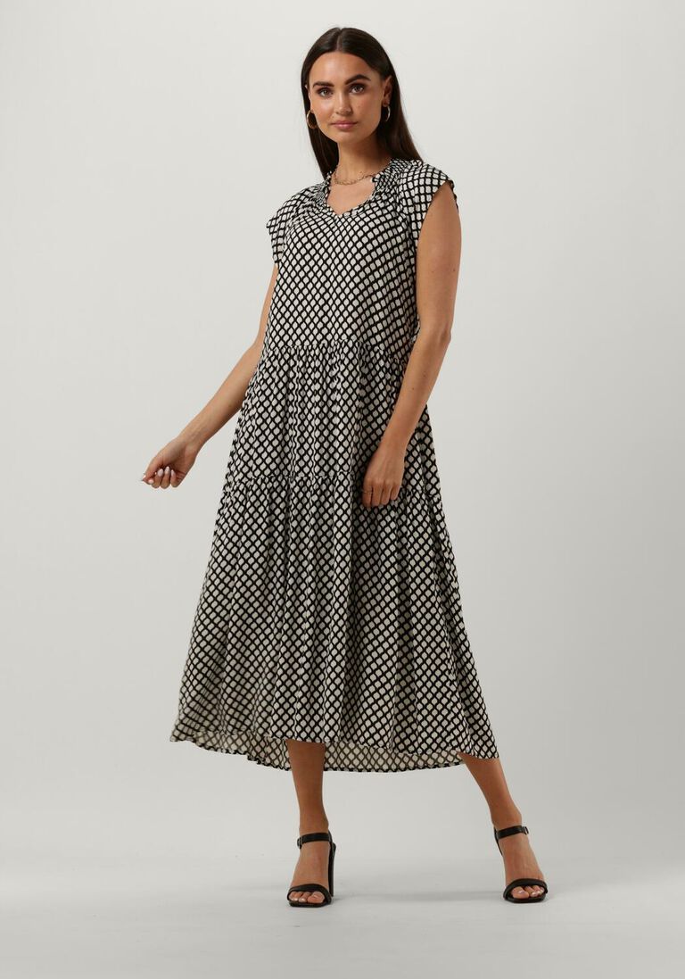 NEO NOIR zwarte neo noir midi jurk serena perfect drop dress