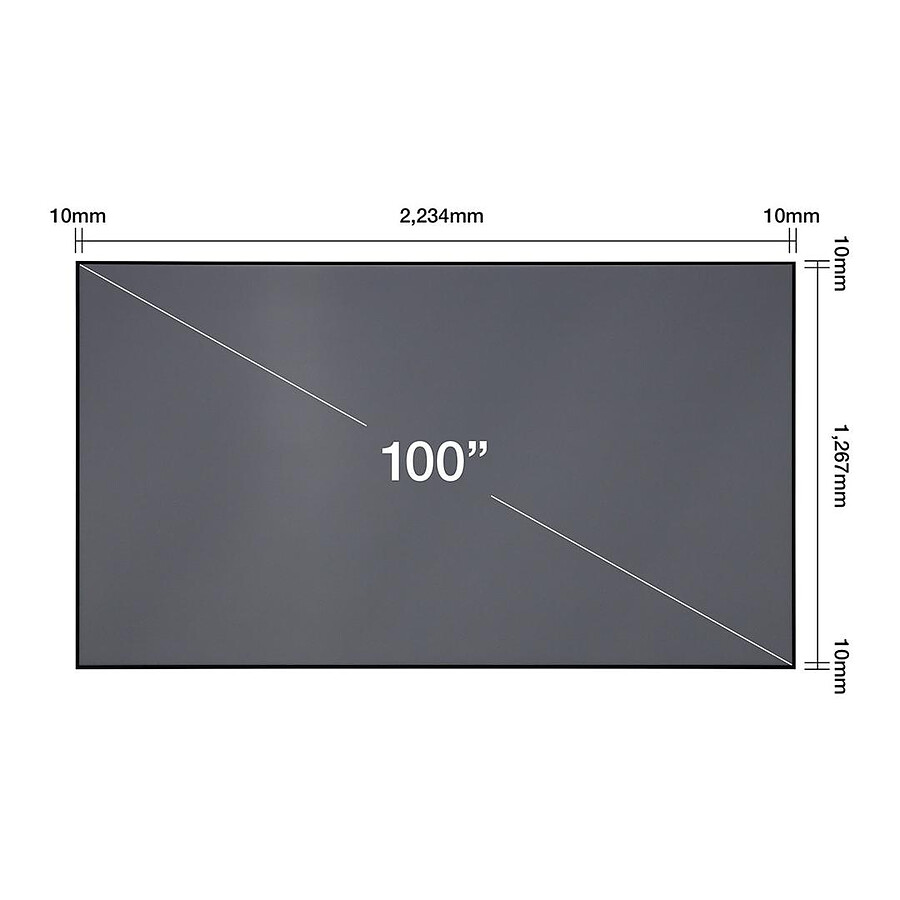 Epson Cadre 16/9 UST 254 cm - ELPSC35