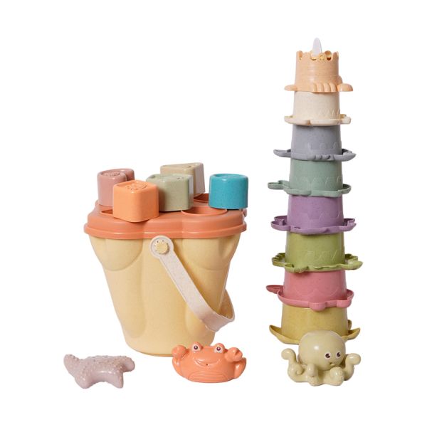 Baby Favorite Badspeelgoedset Activiteitenemmer 17-Delig - Bioplastic