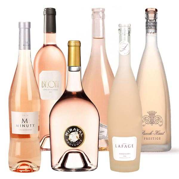 6 vins rosés prestige du sud