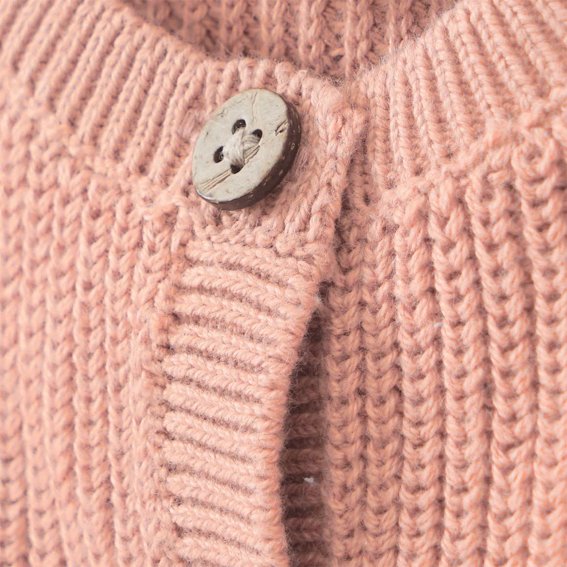 Topomini Pure Collection Newborn Strickjacke mit Knopfleiste zartrosa