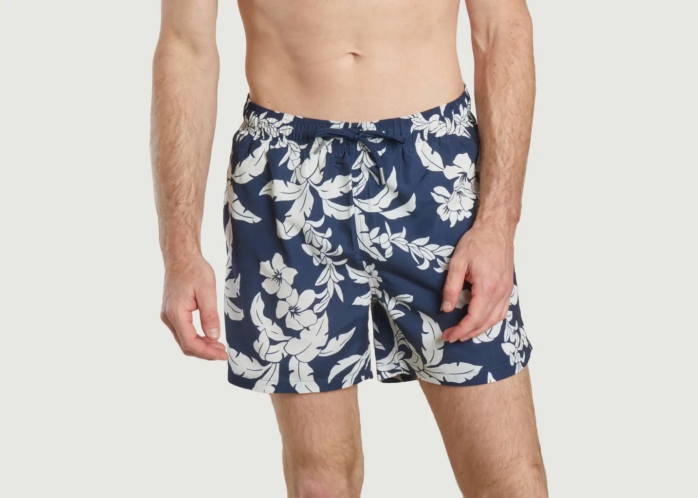 Short De Bain à Motif Palm Lei Gant