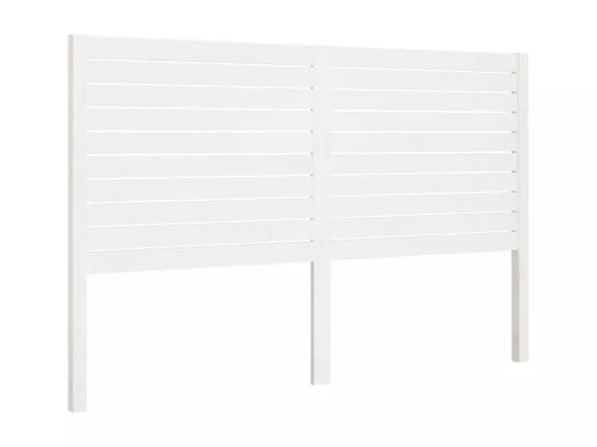 Tête de lit Blanc 166x4x100 cm Bois massif de pin