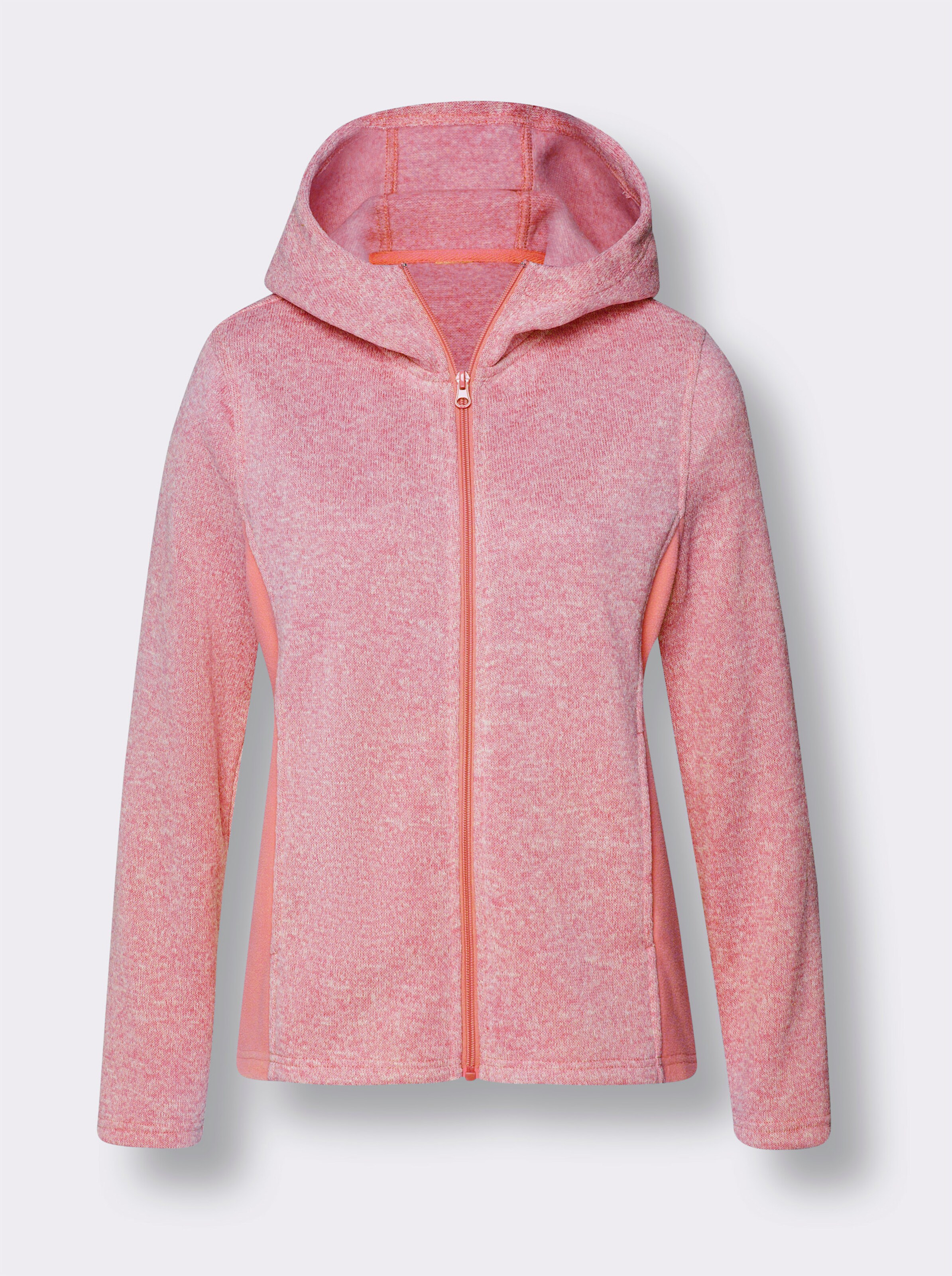 Strickfleece-Jacke