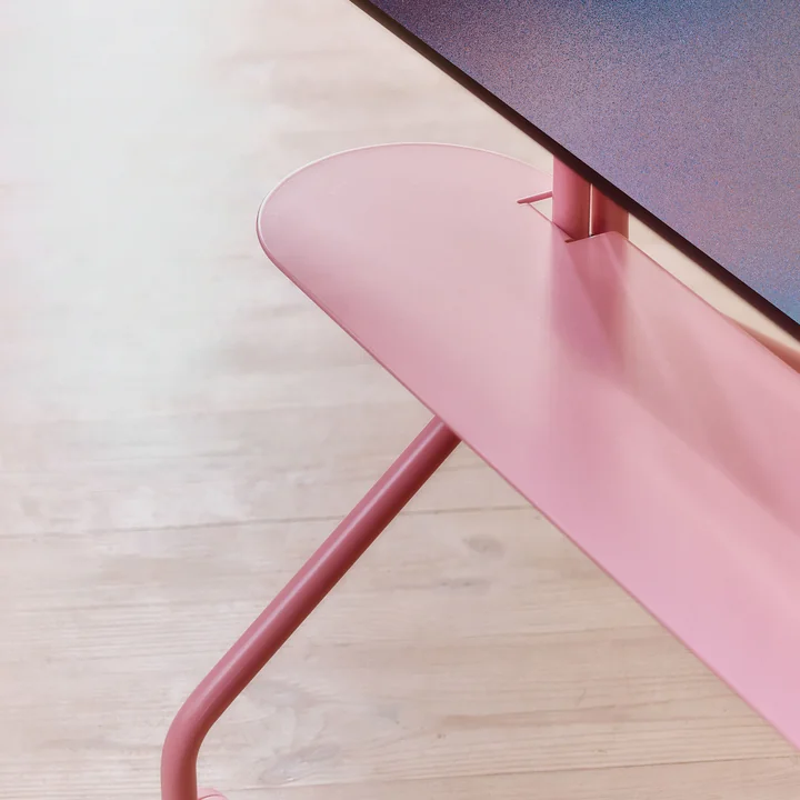 Pedestal - Pipe Shelf, ultra marine