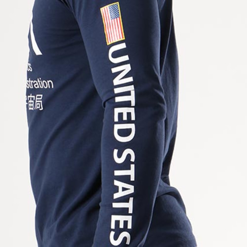 Tee Shirt Manches Longues Admin Bleu Marine