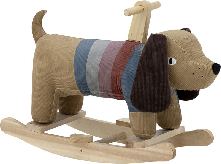Bloomingville Mini Charlie Gyngehest, Hund, Brun, Polyester Brun