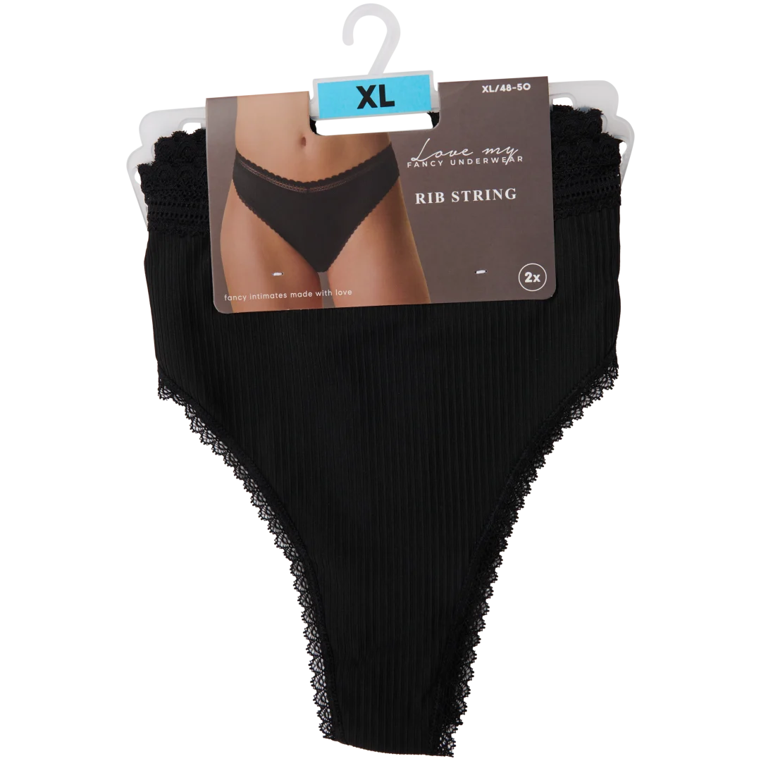 Strings Maten S - XL | 2 stuks | diverse kleuren