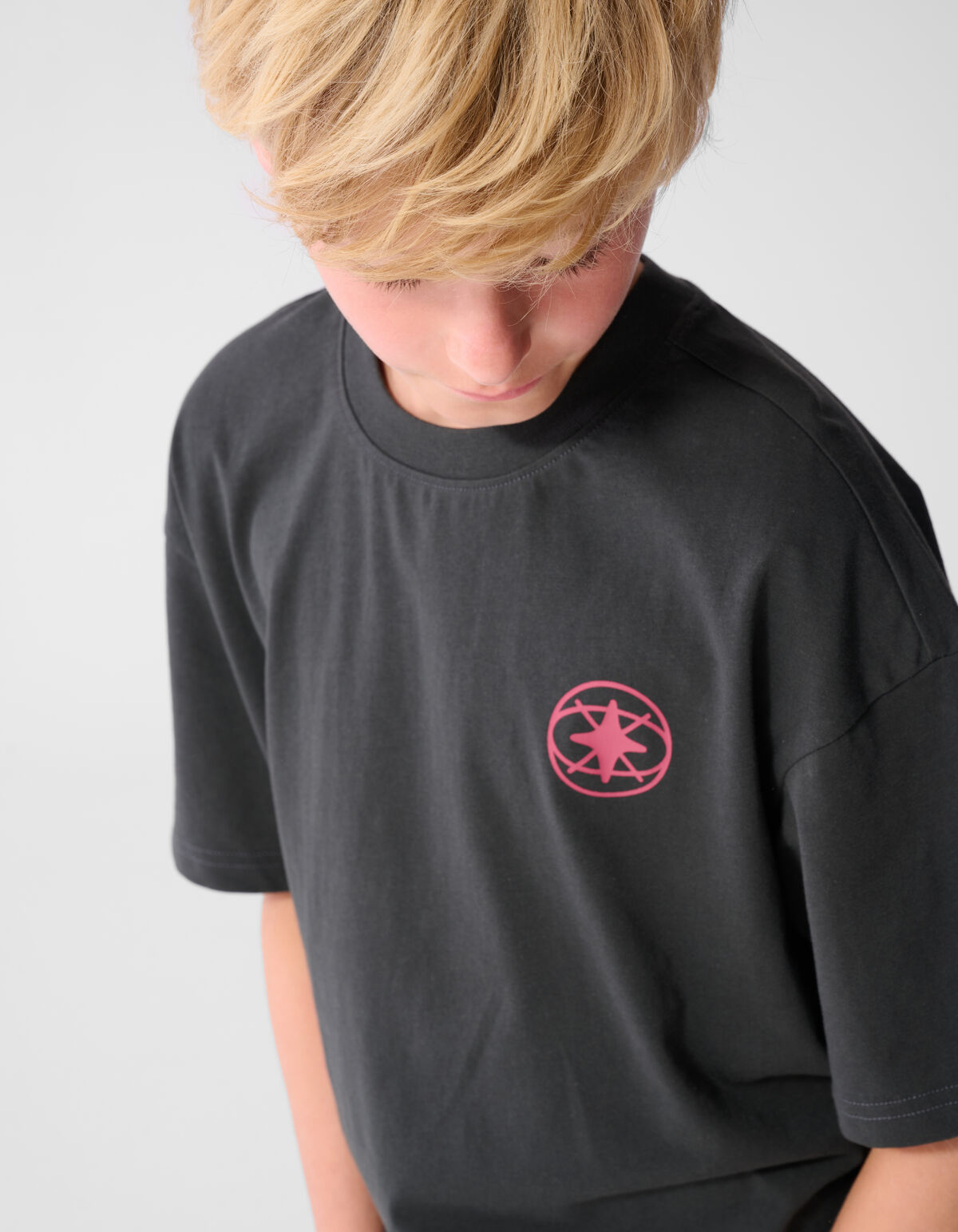 London Artwork T-shirt Donkergrijs