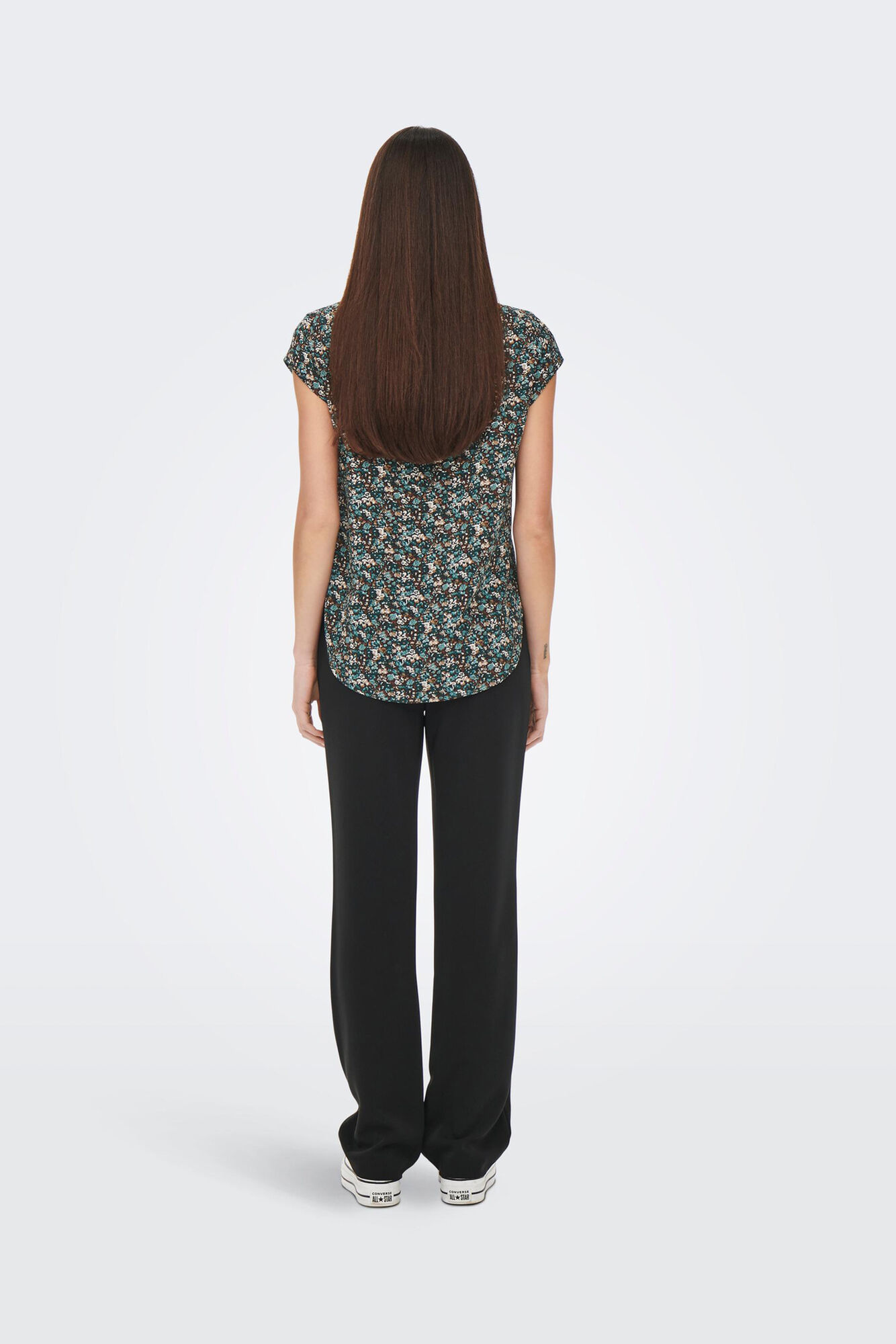 Blusa estampada de manga curta