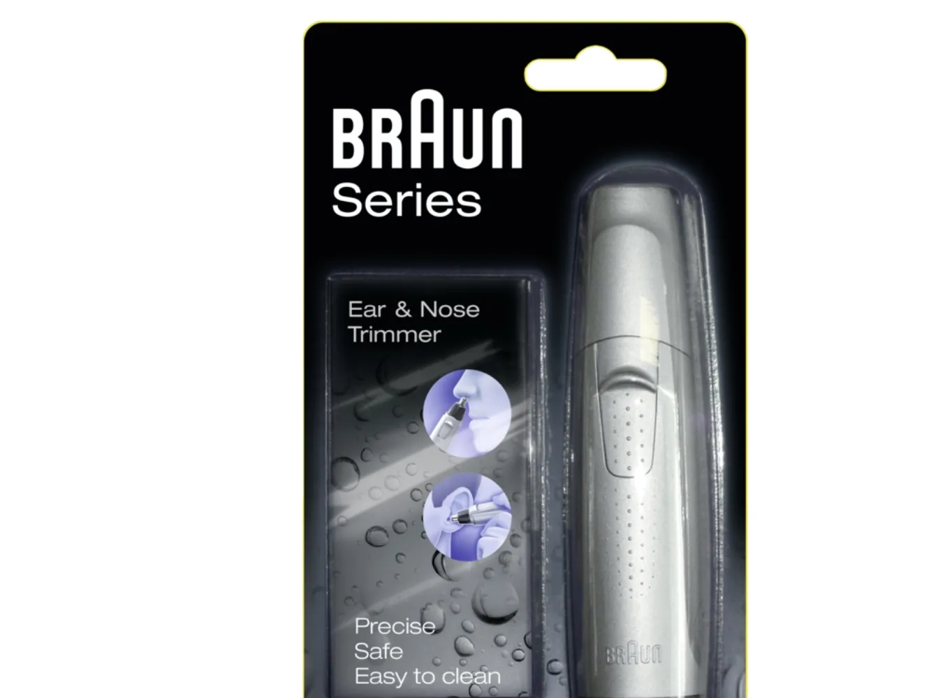 Braun Exact EN 10 - Næsehårs Trimmer - trådløs - sølv/sort