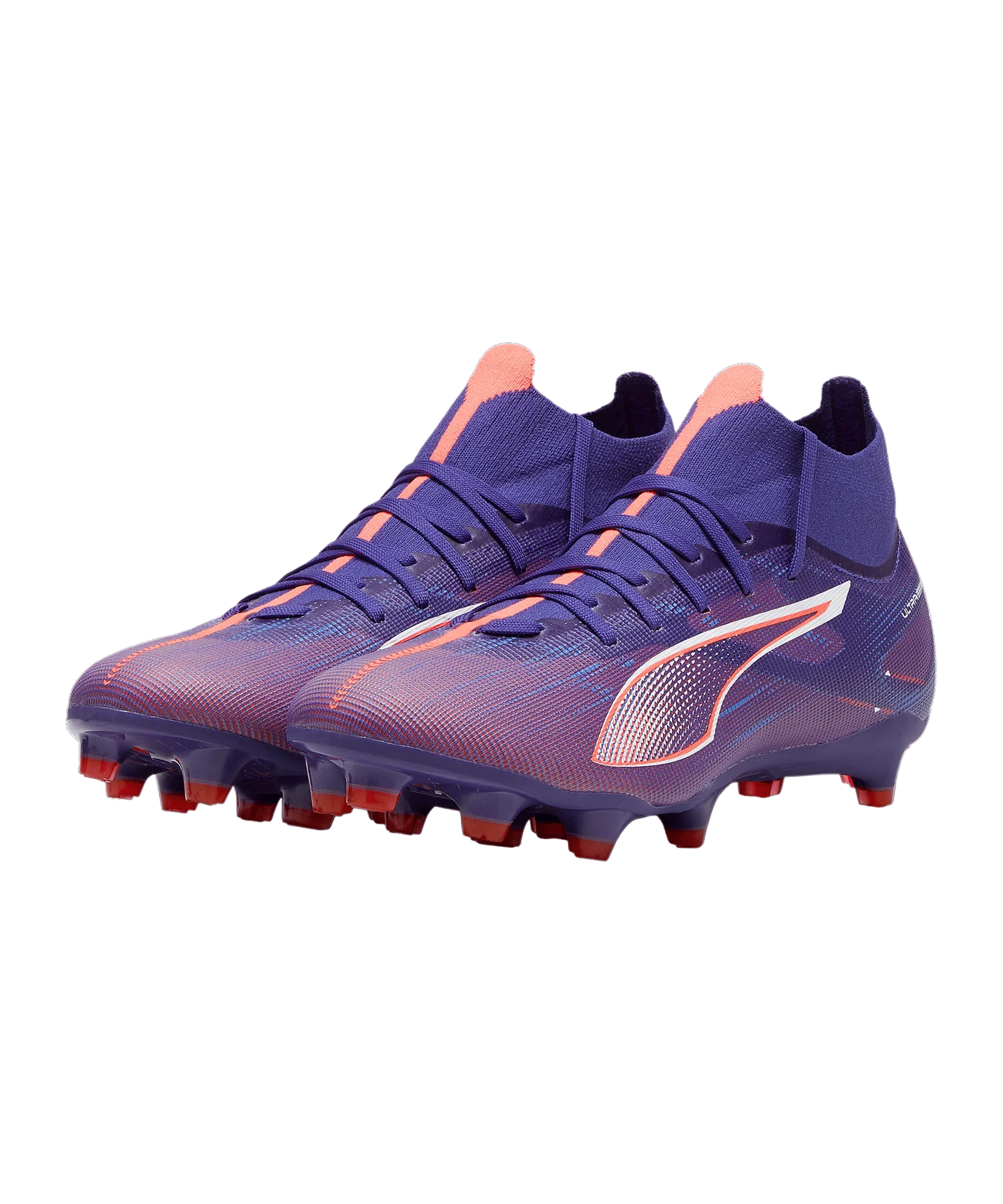 PUMA ULTRA 5 Match+ FG/AG Damen Formula Lila Weiss F01