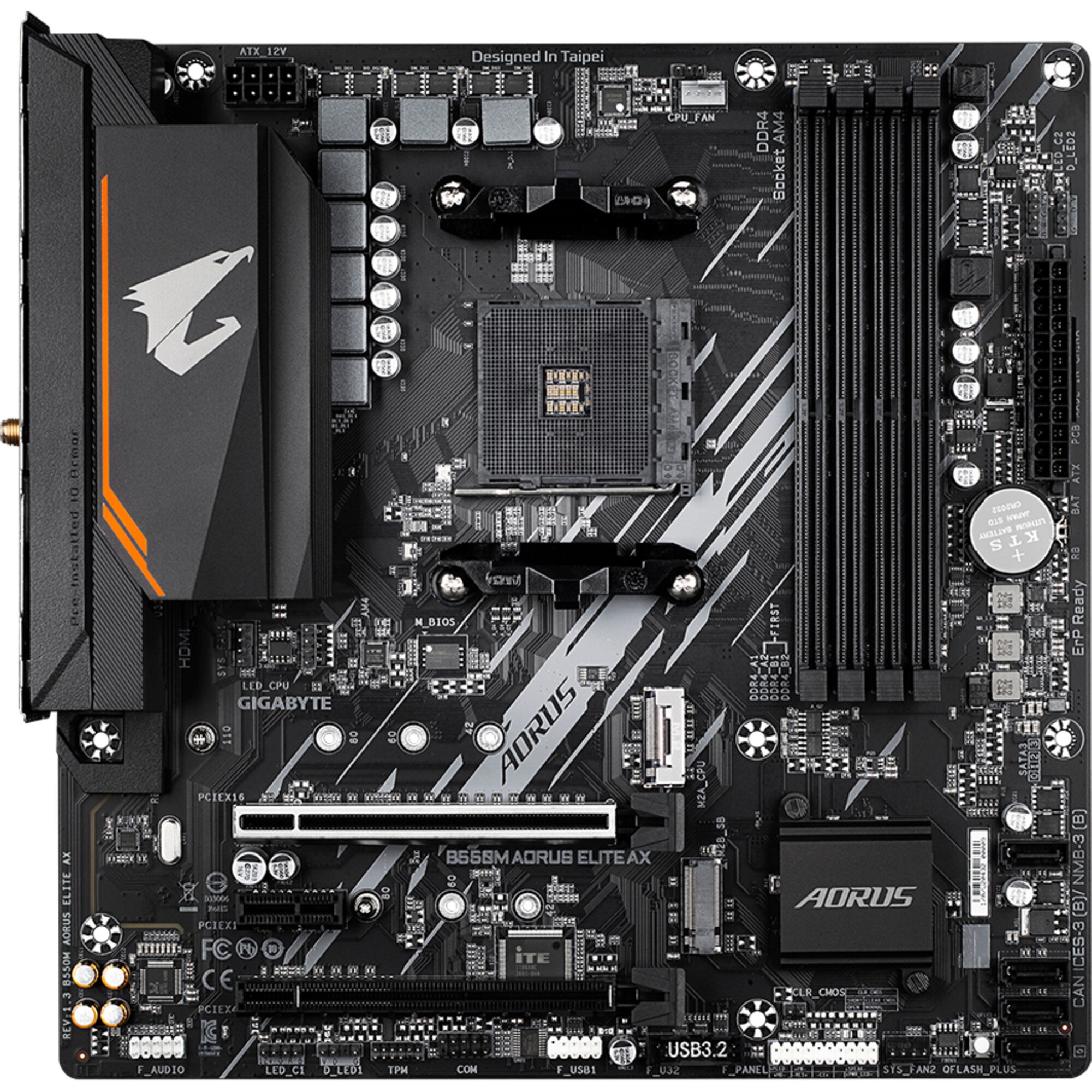 GIGABYTE Mainboard B550M AORUS ELITE AX