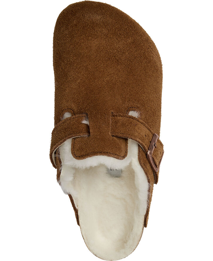 Birkenstock Boston Shearling LEVE Mink LAF Braun