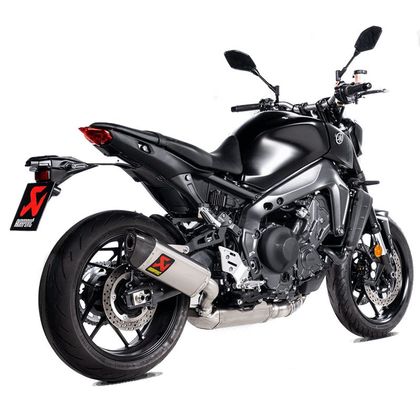 Ligne Complète Akrapovic Racing titane Embout carbone - Gris