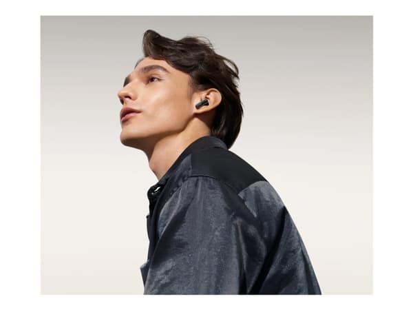 Huawei FreeBuds Pro 4 - True wireless-hodetelefoner med mikrofon - i øret - Bluetooth - aktiv støydemping - svart