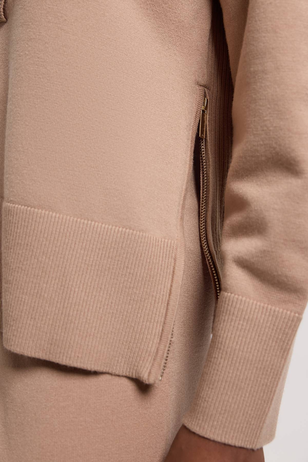 KarenMillen Synthétiquell En Maille À Col Châle Profond Aspect Laine