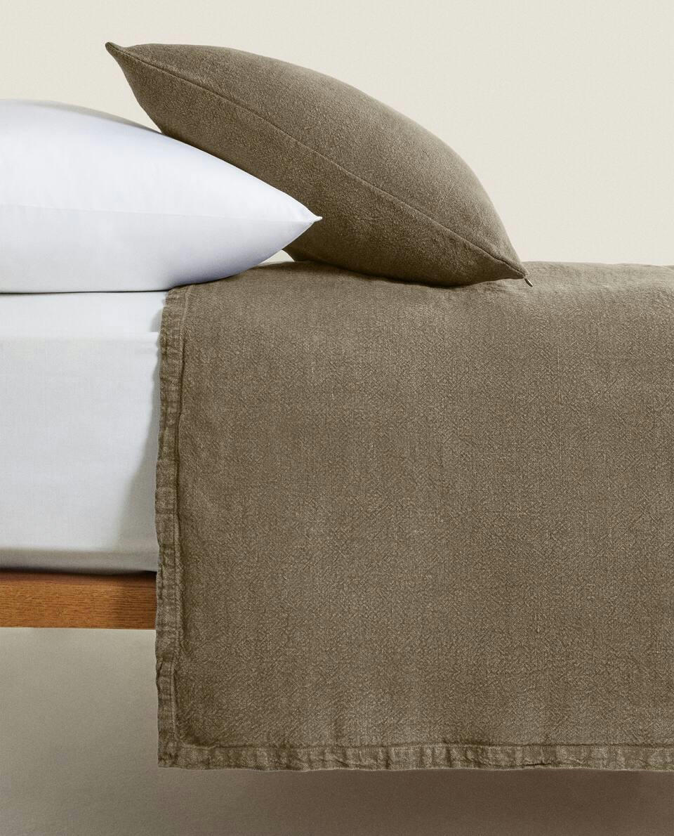 Colcha de linho lavado (400 g x m²)