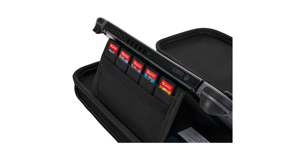 PowerASlim Case for Nintendo Switch - OLED Model, Nintendo Switch or Nintendo Switch Lite – Charcoal tas  (Antraciet)