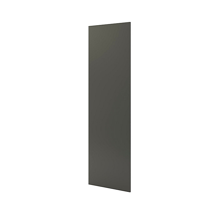Côté de remplacement électroménager Goodhome Stevia/Garcinia anthracite brillant H. 201 cm x l. 57 cm x Ep. 18 mm
