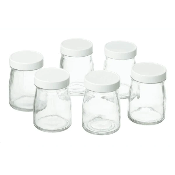 6 pots à yaourt en verre 125 ml YM401E Cuisinart
