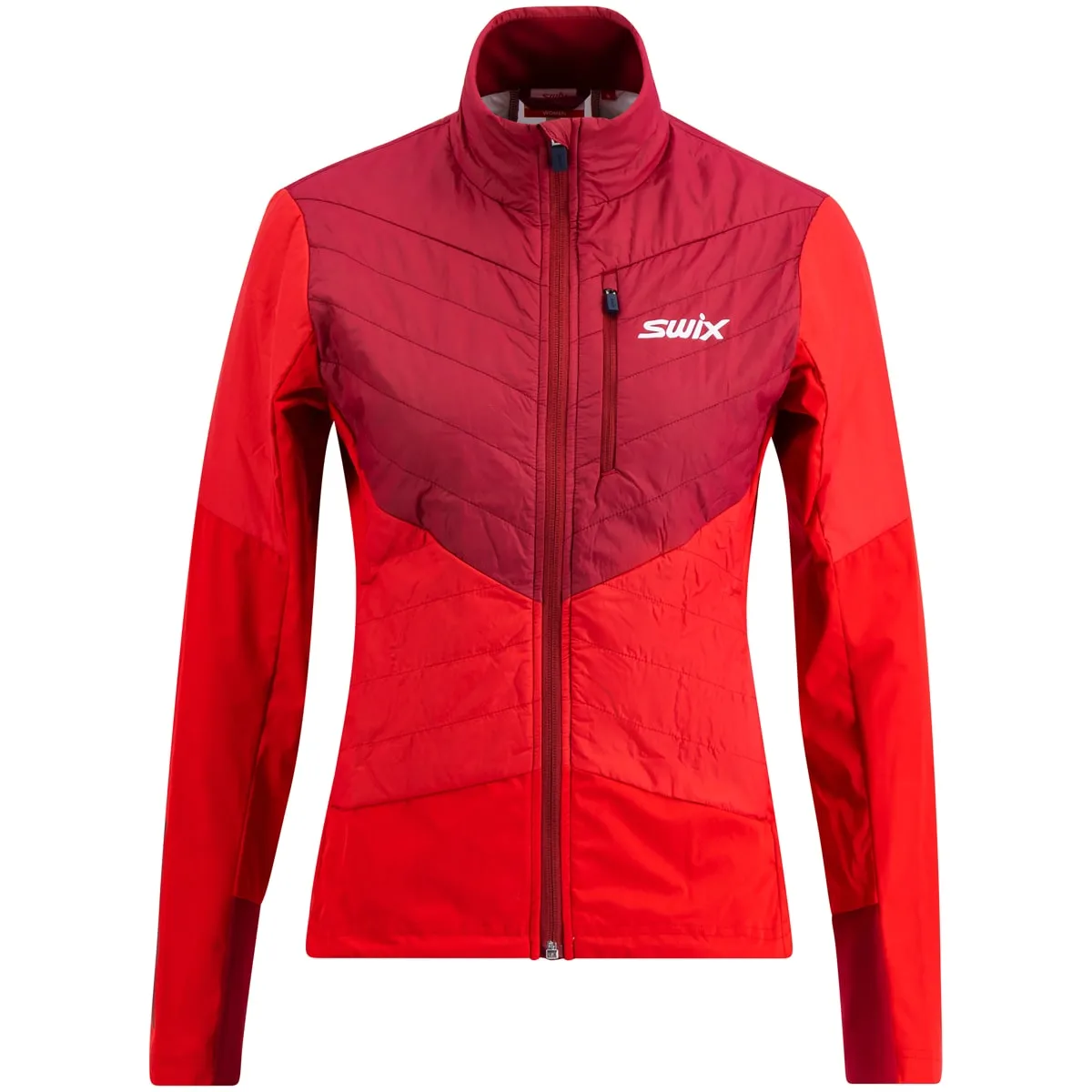 Swix Women's Dynamic Hybrid Insulated Jacket Rhubarb Red/Swix Red