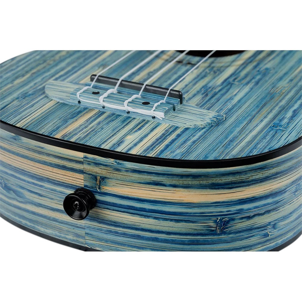 Ortega RUSWB-SO Bamboo Series Soprano Size Ukulele Stonewashed sopraan ukelele met gigbag